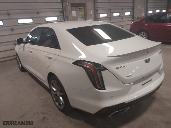 2020 Cadillac CT4 Sport with VIN 1G6DG5RK9L0131773, listed as a IAAI auction lot 41810511 with 28,308 mi miles. Bid and sale history available at carsss.com. Image 3.