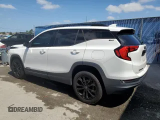 2020 GMC Terrain SLT z VIN 3GKALPEV2LL126770, wystawiony jako Copart lot #55128845 z przebiegiem 96 211 mil mil oraz Nie do naprawy • Non repairable. Historia ofert i sprzedaży dostępna na DreamBid. Obrazek 2.