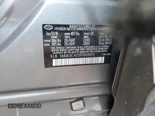 2019 Hyundai Santa Fe SEL with VIN 5NMS3CAD2KH008493, listed as a Copart auction lot 35865073 with 0 mi miles. Bid and sale history available at carsss.com. Image 14.