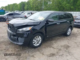 2019 Kia Sorento LX V6 with VIN 5XYPGDA55KG487091, listed as a IAAI auction lot 42007536 with 94,711 mi miles. Bid and sale history available at carsss.com. Image 19.