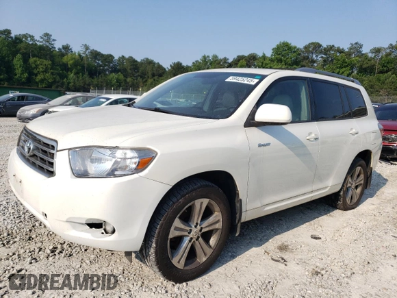 2008 Toyota Highlander Sport z VIN JTEES43A282027420, wystawiony jako Copart lot #59425245 z przebiegiem 119 233 mil mil oraz Czysty tytuł • Clean title. Historia ofert i sprzedaży dostępna na DreamBid. Obrazek 1.