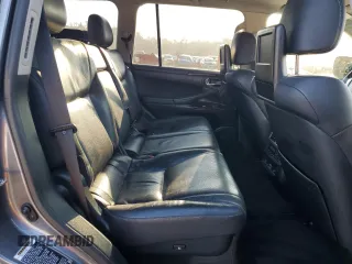 2015 Lexus LX 570 with VIN JTJHY7AX9F4166130, listed as a Copart auction lot 43653595 with 105,108 mi miles and Salvage Title. Bid and sale history available at DreamBid. Image 11.