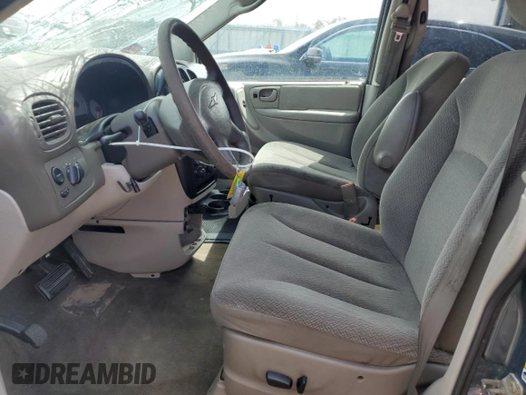 2005 Chrysler Town & Country LX with VIN 2C4GP44R95R278497, listed as a Copart auction lot 54736385 with 267,987 mi miles and Non Repairable. Bid and sale history available at DreamBid. Image 7.