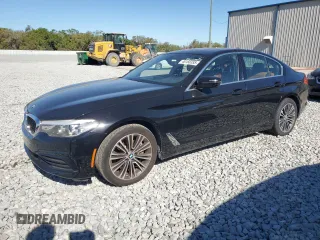 2020 BMW 5 Series 530i with VIN WBAJR3C04LWW64257, listed as a Copart auction lot 48160355 with 119,417 mi miles and Clean Title. Bid and sale history available at carsss.com. Image 1.