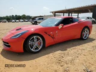 2016 Chevrolet Corvette 2LT with VIN 1G1YD2D78G5110245, listed as a Copart auction lot 59372215 with 21,318 mi miles and Salvage title. Bid and sale history available at DreamBid. Image 1.
