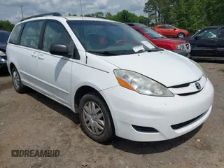 2010 Toyota Sienna CE with VIN 5TDKK4CC7AS340678, listed as a IAAI auction lot 42117080 with 202,894 mi miles. Bid and sale history available at carsss.com. Image 1.