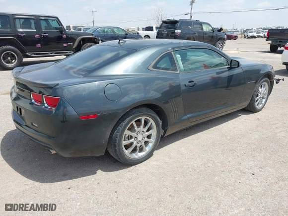 2013 Chevrolet Camaro LS with VIN 2G1FA1E34D9174206, listed as a IAAI auction lot 42115545 with 105,381 mi miles. Bid and sale history available at carsss.com. Image 4.