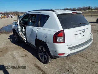 2016 Jeep Compass High Altitude Edition with VIN 1C4NJCEA8GD676091, listed as a IAAI auction lot 41447387 with 120,881 mi miles. Bid and sale history available at carsss.com. Image 3.
