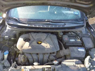 2012 Hyundai Elantra GLS PZEV with VIN KMHDH4AE0CU453846, listed as a IAAI auction lot 41284294 with 156,555 mi miles. Bid and sale history available at carsss.com. Image 10.