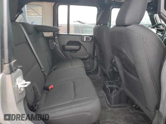 2022 Jeep Wrangler Unlimited Willys with VIN 1C4HJXDN8NW241324, listed as a Copart auction lot 49403795 with 25,727 mi miles and Salvage Title. Bid and sale history available at DreamBid. Image 12.