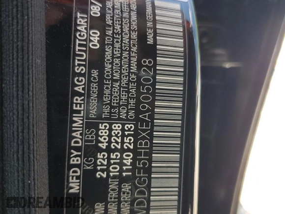 2014 Mercedes-Benz C 350 Sport with VIN WDDGF5HBXEA905028, listed as a Copart auction lot 51696165 with 111,620 mi miles and Salvage Title. Bid and sale history available at DreamBid. Image 14.