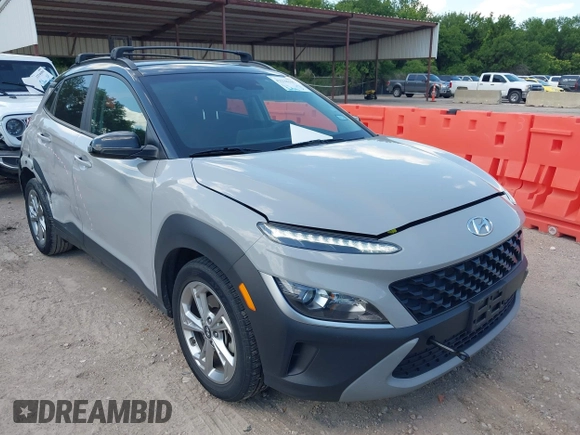 2023 Hyundai Kona SEL with VIN KM8K6CAB4PU008576, listed as a IAAI auction lot 42238107 with 40,248 mi miles and . Bid and sale history available at DreamBid. Image 1.