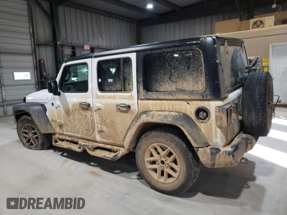 2024 Jeep Wrangler Sport with VIN 1C4PJXKNXRW233990, listed as a Copart auction lot 44586675 with 16,302 mi miles and Salvage title. Bid and sale history available at DreamBid. Image 2.