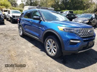 2023 Ford Explorer Limited with VIN 1FMSK8FH5PGB41352, listed as a Copart auction lot 53406155 with 25,612 mi miles and Salvage title. Bid and sale history available at DreamBid. Image 4.