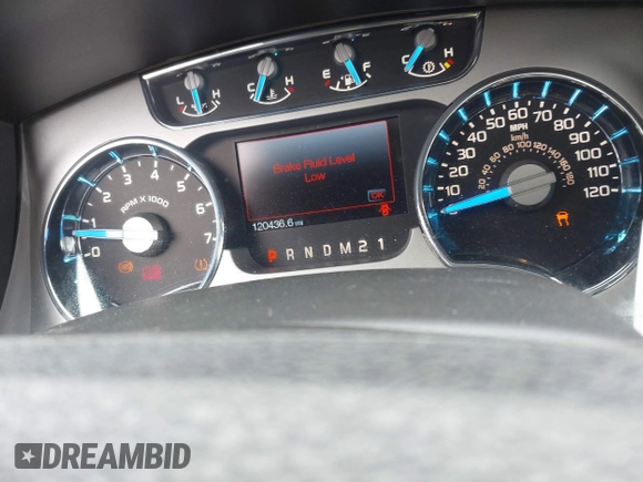 2014 Ford F-150 XL with VIN 1FTFW1ET0EFB74818, listed as a IAAI auction lot 41716068 with 120,436 mi miles. Bid and sale history available at carsss.com. Image 7.