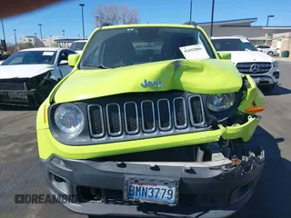 2018 Jeep Renegade Latitude with VIN ZACCJBBB0JPH45346, listed as a IAAI auction lot 41692086 with 98,103 mi miles and . Bid and sale history available at carsss.com. Image 12.
