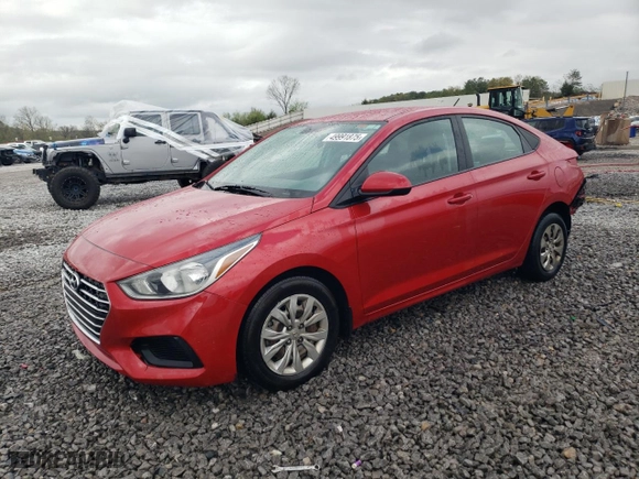 2022 Hyundai Accent SE with VIN 3KPC24A61NE165202, listed as a Copart auction lot 49991875 with 78,514 mi miles and Salvage Title. Bid and sale history available at carsss.com. Image 1.