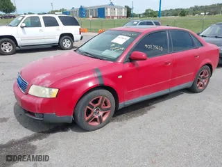 2002 Audi A4 1.8T with VIN WAULC68EX2A313915, listed as a IAAI auction lot 40235630 with 139,422 mi miles. Bid and sale history available at carsss.com. Image 2.
