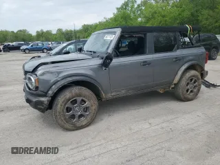 2022 Ford Bronco z VIN 1FMDE5BH5NLB25483, wystawiony jako Copart lot #56211125 z przebiegiem 32 660 mil mil oraz Szkoda całkowita • Salvage title. Historia ofert i sprzedaży dostępna na DreamBid. Obrazek 1.