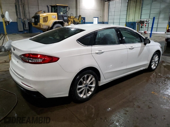 2020 Ford Fusion SE with VIN 3FA6P0H71LR195334, listed as a Copart auction lot 42051025 with 47,162 mi miles and Non Repairable. Bid and sale history available at carsss.com. Image 3.