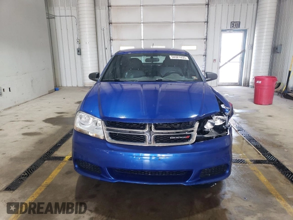 2013 Dodge Avenger SE with VIN 1C3CDZAB2DN565921, listed as a Copart auction lot 54321435 with 177,597 mi miles and Salvage Title. Bid and sale history available at DreamBid. Image 5.