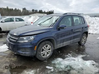 2016 Volkswagen Tiguan SE z VIN WVGBV7AX0GW001750, wystawiony jako Copart lot #43112885 z przebiegiem 104 334 mil mil oraz Szkoda całkowita • Salvage title. Historia ofert i sprzedaży dostępna na DreamBid. Obrazek 1.