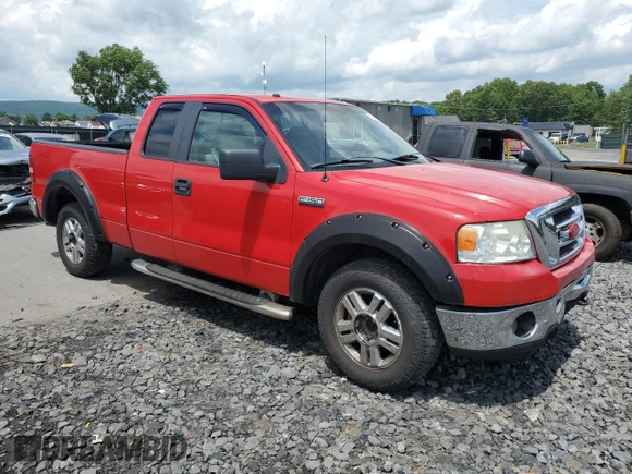 2008 Ford F-150 XLT with VIN 1FTPX14508FB78733, listed as a Copart auction lot 62883895 with 138,252 mi miles and Clean title. Bid and sale history available at DreamBid. Image 4.