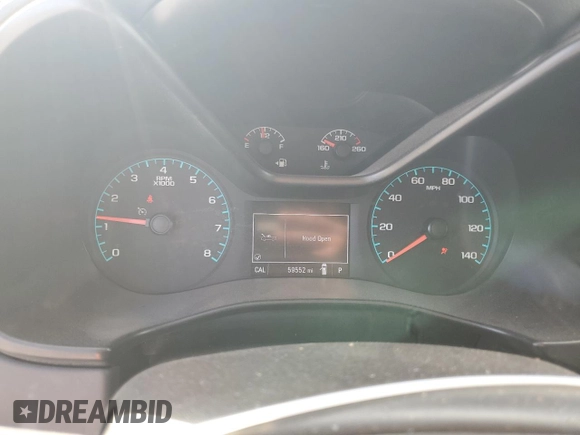 2022 Chevrolet Colorado 2WD LT with VIN 1GCGSCEA1N1297471, listed as a Copart auction lot 72071154 with 59,552 mi miles and Salvage title. Bid and sale history available at DreamBid. Image 9.
