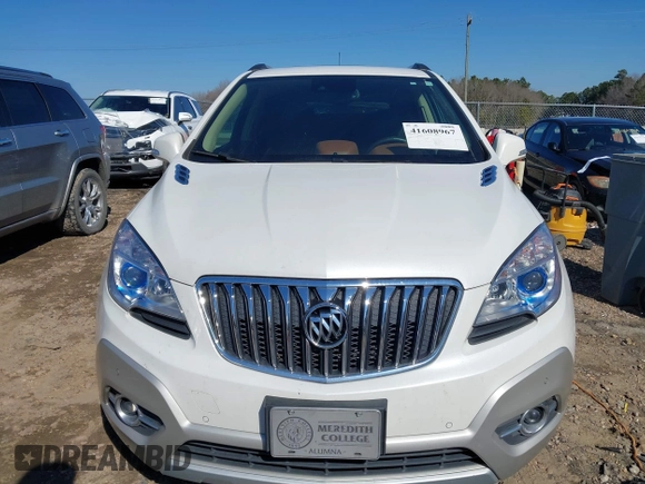 2016 Buick Encore Premium with VIN KL4CJDSB3GB617658, listed as a IAAI auction lot 41608967 with 77,566 mi miles and . Bid and sale history available at carsss.com. Image 12.