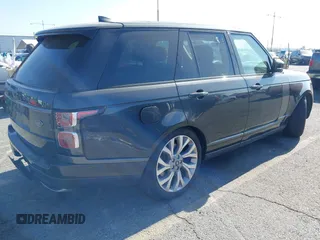 2018 Land Rover Range Rover Autobiography z VIN SALGV2RE1JA513465, wystawiony jako IAAI lot #42352110 z przebiegiem 56 168 mil mil oraz . Historia ofert i sprzedaży dostępna na DreamBid. Obrazek 4.