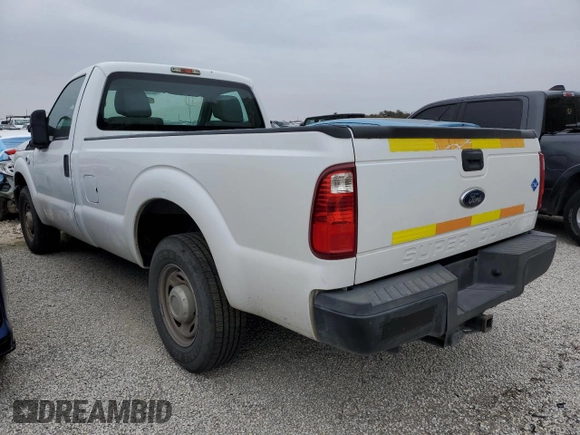 2013 Ford F-250 XL with VIN 1FTBF2A68DEB82111, listed as a Copart auction lot 80050794 with 154,577 mi miles and Clean Title. Bid and sale history available at DreamBid. Image 2.