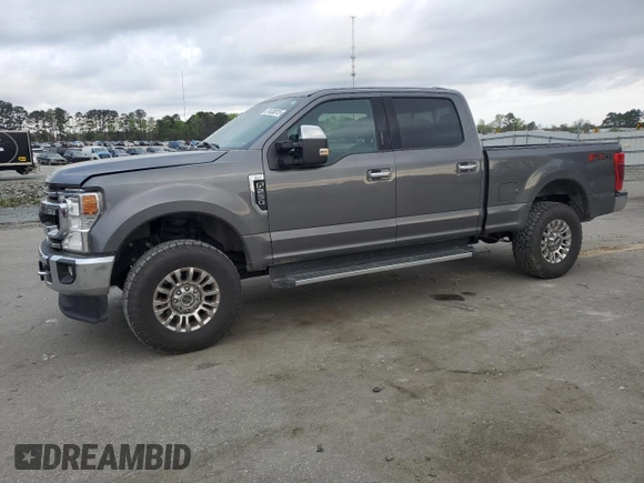 2021 Ford F-250 XL with VIN 1FT7W2BN6MED67494, listed as a Copart auction lot 51428815 with 54,289 mi miles and Salvage title. Bid and sale history available at DreamBid. Image 1.