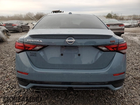 2025 Nissan Sentra SR with VIN 3N1AB8DV2SY203051, listed as a Copart auction lot 42502105 with 816 mi miles and Salvage Title. Bid and sale history available at DreamBid. Image 6.