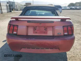 2002 Ford Mustang Deluxe с VIN 1FAFP44422F163443, выставлен на аукционе Copart как лот 57532435 с пробегом 209 356 миль миль и Списание • Salvage title. История ставок и продаж доступна на DreamBid. Изображение 6.
