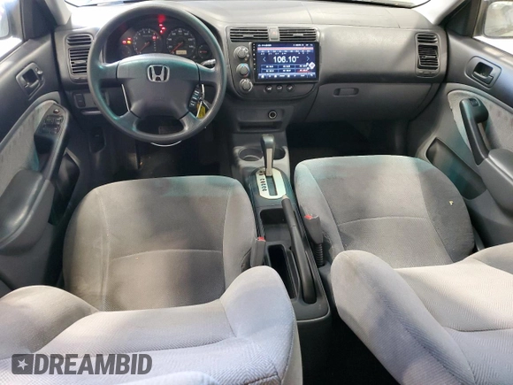 2001 Honda Civic LX z VIN 2HGES16581H519496, wystawiony jako Copart lot #56587845 z przebiegiem 145 971 mil mil oraz Nie do naprawy • Non repairable. Historia ofert i sprzedaży dostępna na DreamBid. Obrazek 8.