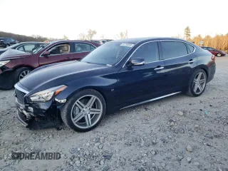 2017 Infiniti Q70L 3.7 with VIN JN1BY1PR8HM210249, listed as a Copart auction lot 81218354 with 161,419 mi miles and Salvage Title. Bid and sale history available at carsss.com. Image 1.