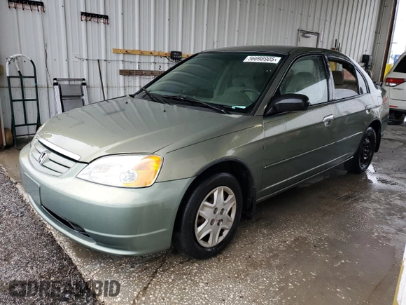 2003 Honda Civic LX with VIN 2HGES16503H527739, listed as a Copart auction lot 56698905 with 159,788 mi miles and Clean Title. Bid and sale history available at DreamBid. Image 1.