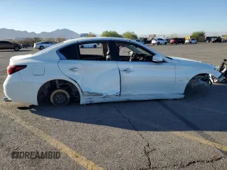 2020 Infiniti Q50 3.0t SPORT with VIN JN1EV7AP0LM203241, listed as a Copart auction lot 77873174 with 40,437 mi miles and Salvage Title. Bid and sale history available at carsss.com. Image 3.