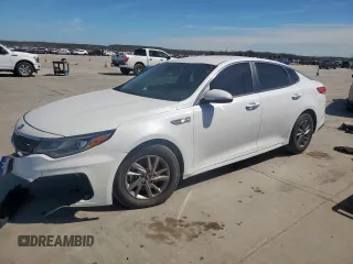 2020 Kia Optima LX with VIN 5XXGT4L35LG390275, listed as a Copart auction lot 63615215 with 107,826 mi miles and Clean title. Bid and sale history available at DreamBid. Image 1.