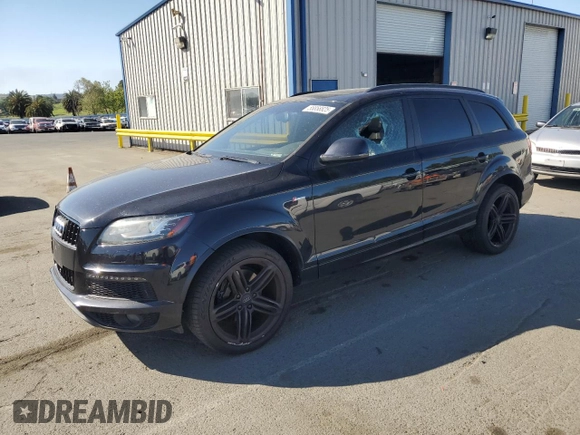 2013 Audi Q7 S line Prestige z VIN WA1DGAFE9DD014638, wystawiony jako Copart lot #55858825 z przebiegiem 118 733 mil mil oraz Szkoda całkowita • Salvage title. Historia ofert i sprzedaży dostępna na DreamBid. Obrazek 1.