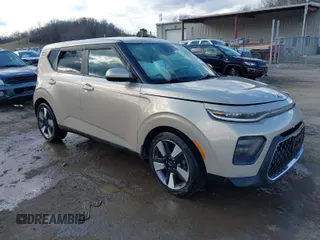 2020 Kia Soul EX with VIN KNDJ33AU4L7068716, listed as a IAAI auction lot 41661060 with 58,397 mi miles. Bid and sale history available at carsss.com. Image 1.