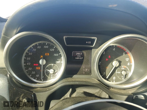 2015 Mercedes-Benz GL-Class GL 350 BlueTEC with VIN 4JGDF2EE9FA537657, listed as a Copart auction lot 48025945 with 149,157 mi miles and Salvage Title. Bid and sale history available at carsss.com. Image 9.