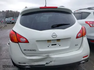 2009 Nissan Murano S with VIN JN8AZ18U09W027706, listed as a IAAI auction lot 41059332 with 197,968 mi miles. Bid and sale history available at carsss.com. Image 6.