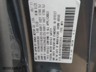 2011 Honda CR-V EX-L with VIN JHLRE4H75BC022615, listed as a Copart auction lot 84874534 with 98,762 mi miles and Salvage Title. Bid and sale history available at carsss.com. Image 13.