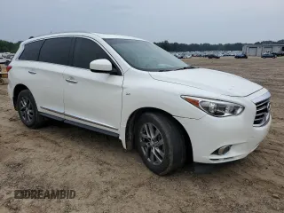 2015 Infiniti QX60 with VIN 5N1AL0MM1FC514337, listed as a Copart auction lot 59701885 with 147,755 mi miles and Salvage title. Bid and sale history available at DreamBid. Image 4.