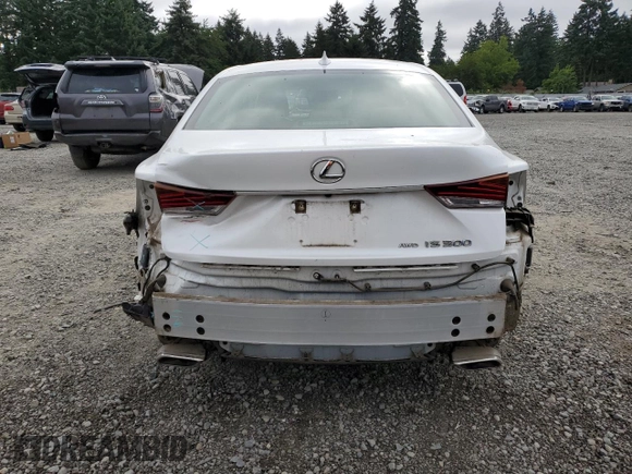 2018 Lexus IS 300 with VIN JTHC81D26J5031571, listed as a Copart auction lot 63292345 with 26,726 mi miles and Salvage title. Bid and sale history available at DreamBid. Image 6.
