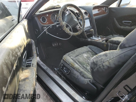 2013 Bentley Continental GT with VIN SCBFT7ZA4DC083123, listed as a Copart auction lot 75113674 with Not Provided miles and Salvage Title. Bid and sale history available at DreamBid. Image 8.