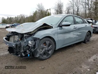 2022 Hyundai Elantra SEL with VIN KMHLM4AG3NU215629, listed as a Copart auction lot 51053045 with 109,687 mi miles and Salvage Title. Bid and sale history available at DreamBid. Image 1.