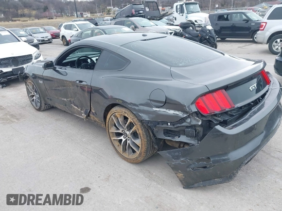 2016 Ford Mustang GT with VIN 1FA6P8CF2G5251819, listed as a IAAI auction lot 41542729 with 48,715 mi miles. Bid and sale history available at carsss.com. Image 3.