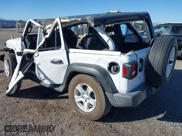 2019 Jeep Wrangler Unlimited Sport S with VIN 1C4HJXDN6KW523554, listed as a IAAI auction lot 41648277 with 91,648 mi miles and . Bid and sale history available at DreamBid. Image 3.